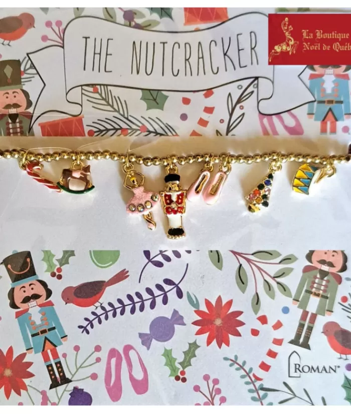 Boutique de Noël Bijoux*Festive Jewellery, The Nutcracker, Charm Bracelet