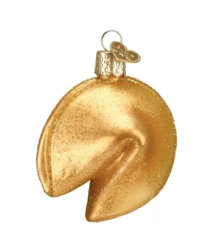 Boutique de Noël Fortune Cookie Glass Ornament