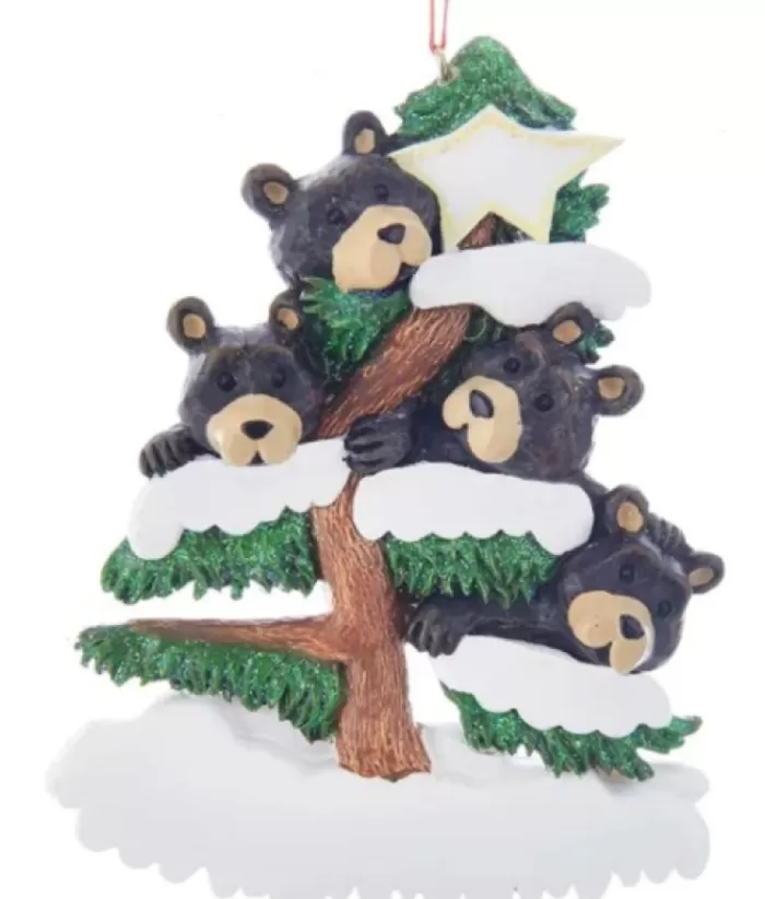 Boutique de Noël Four Bears Family On Tree