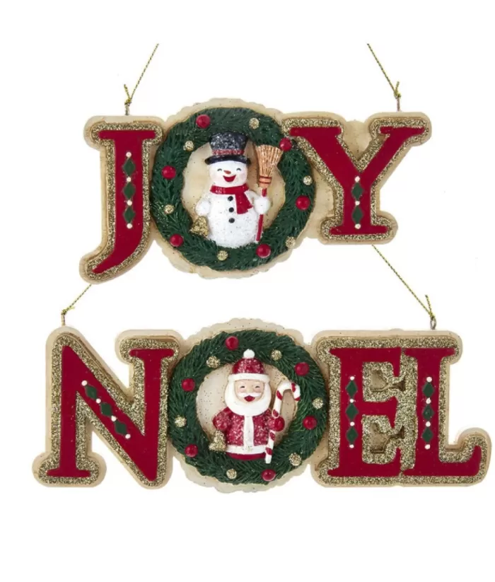 Boutique de Noël German Joy Word Ornament