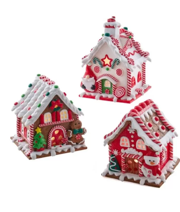 Boutique de Noël Maisons En Pain D'épices*Gingerbread House 6" Led