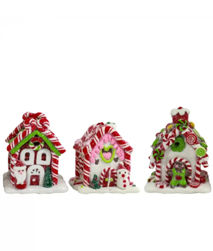 Boutique de Noël Gingerbread House Ornament Led