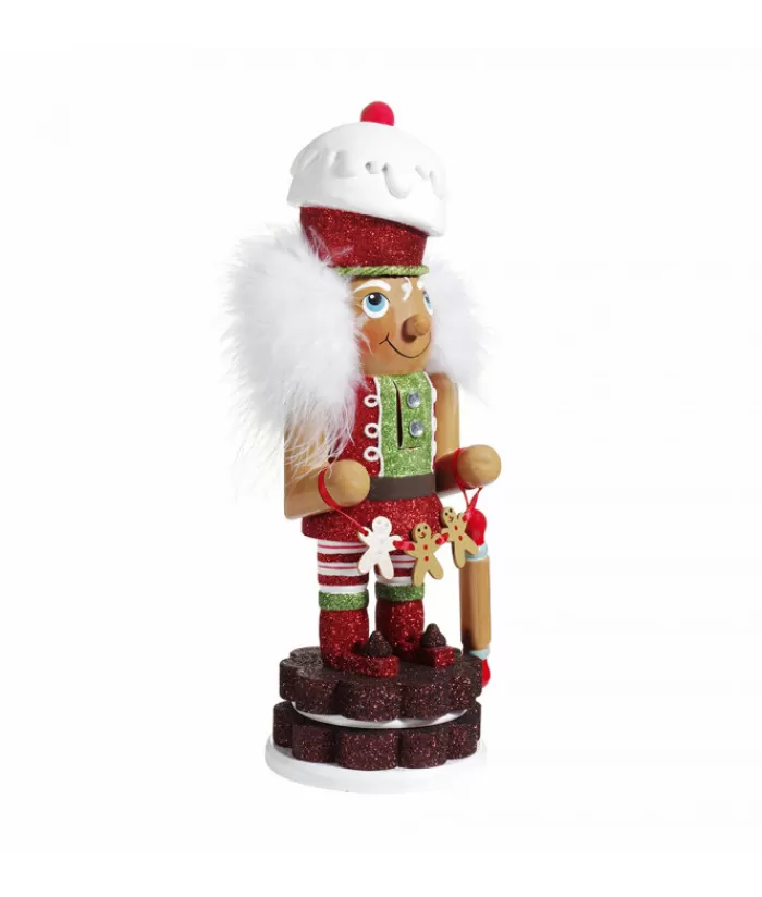 Boutique de Noël Ballet & Casse-Noisettes*Gingerbread Nutcracker With Cookie Garland 12" Tall