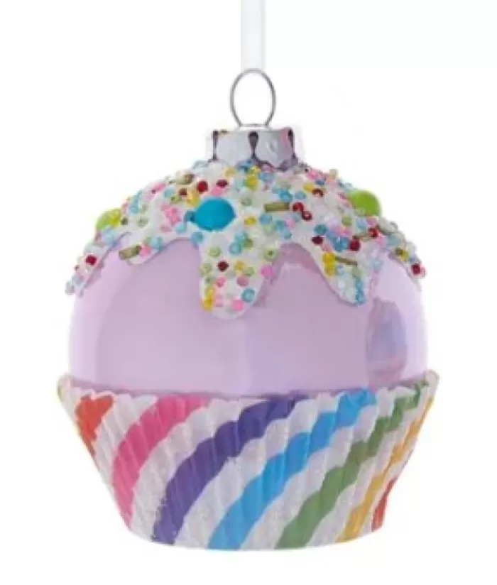 Boutique de Noël Nourriture & Breuvages*Glass Cupcake Ornament