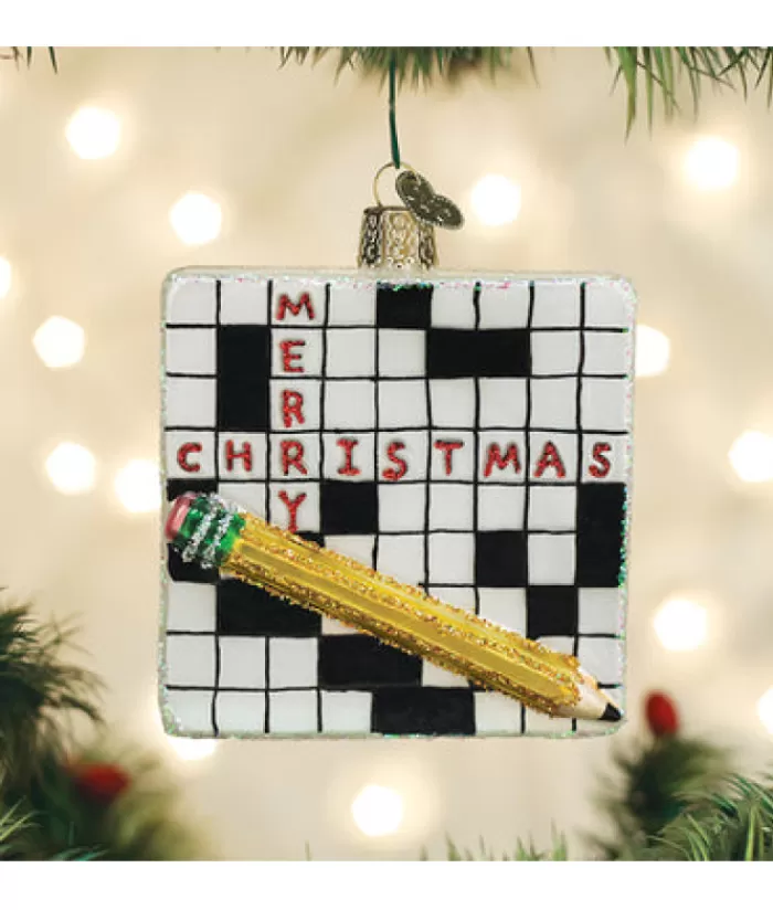 Boutique de Noël Loisirs & Professions*Glass Ornament, Crossword Puzzle