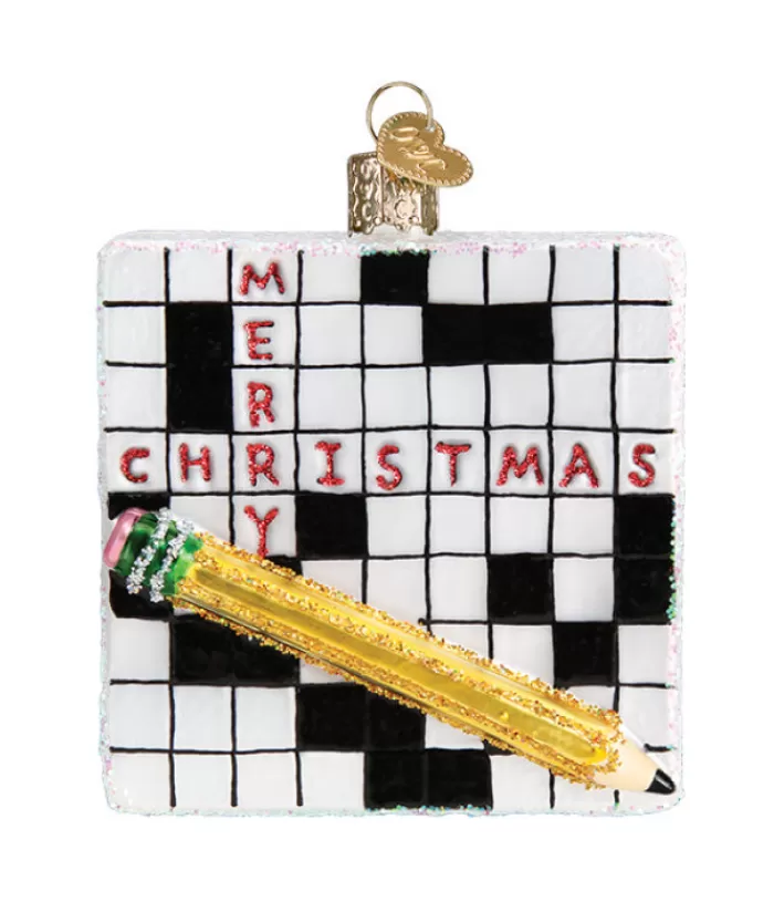 Boutique de Noël Loisirs & Professions*Glass Ornament, Crossword Puzzle