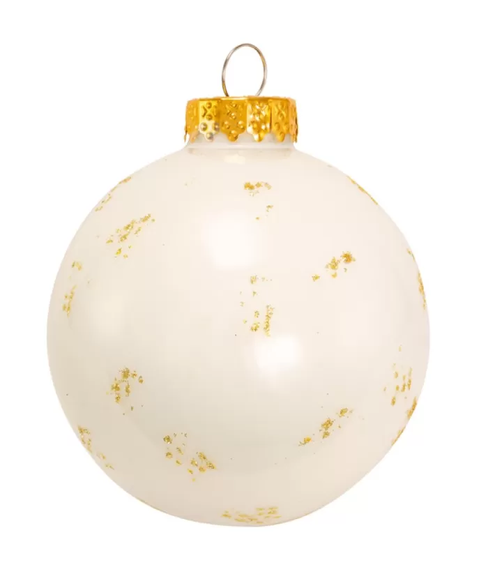 Boutique de Noël Glass Ornament With Red Cardinal Decoration, 80Mm, 6 Per Box