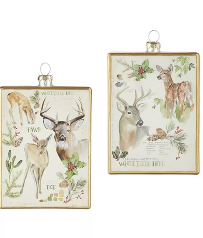 Boutique de Noël Glass Ornamnet, Wildlife Poster Design