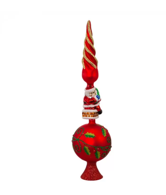 Boutique de Noël Glass Santa Treetrop