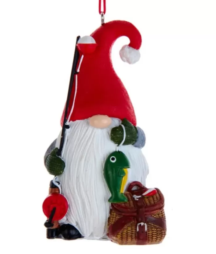 Boutique de Noël Loisirs & Professions*Gnome Fisherman Ornament