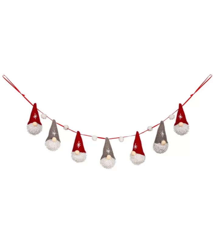 Boutique de Noël Gnome Plush Garland