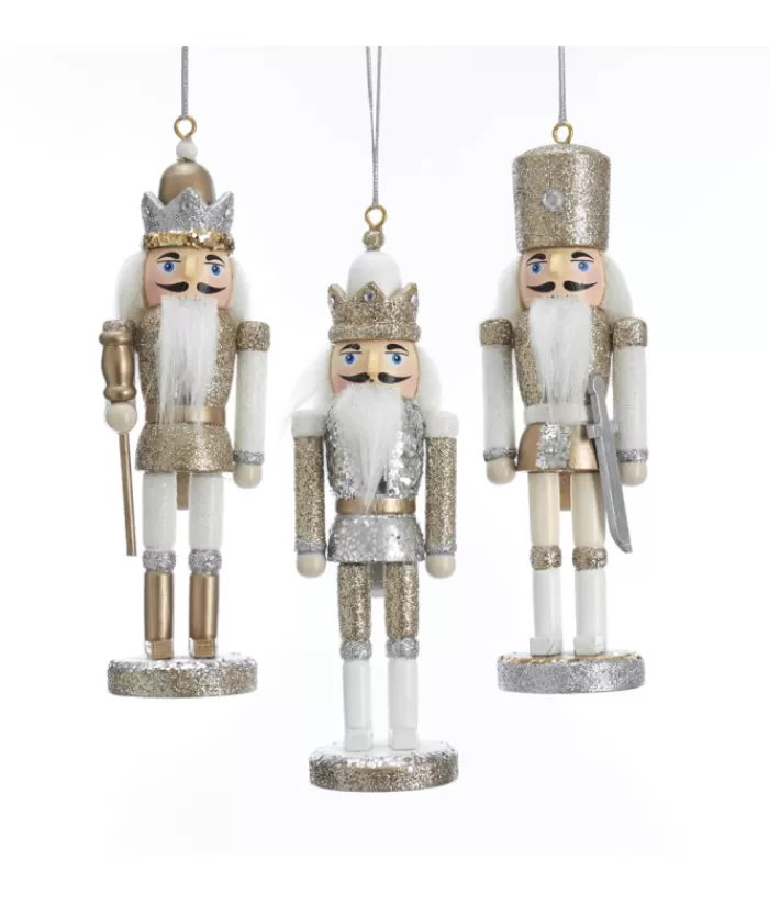 Boutique de Noël Ballet & Casse-Noisettes*Gold And Silver Nutcracker Ornament