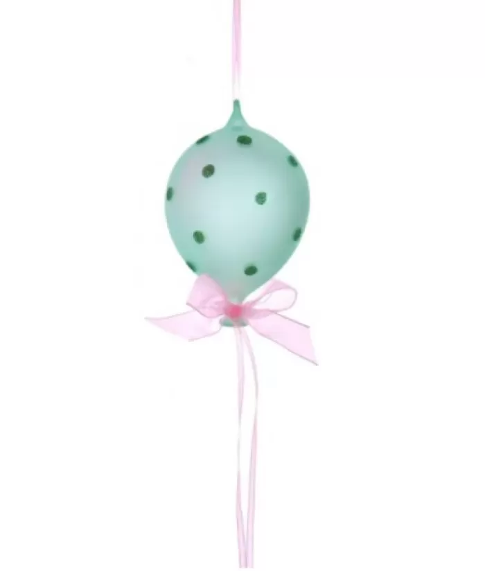 Boutique de Noël Divers*Green Glass Balloon Ornament