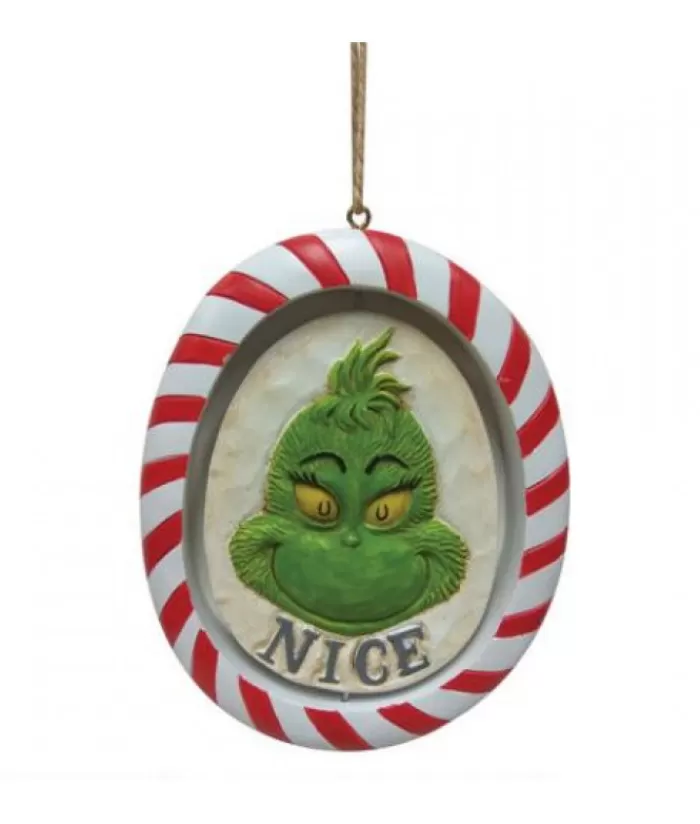 Boutique de Noël Divers*Grinch Naughty Or Nice Ornament