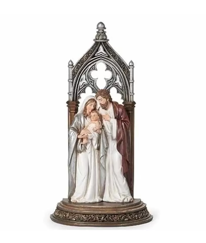 Boutique de Noël Religion & Creches*Holy Family Figurine In Arch, 11.5" Tall