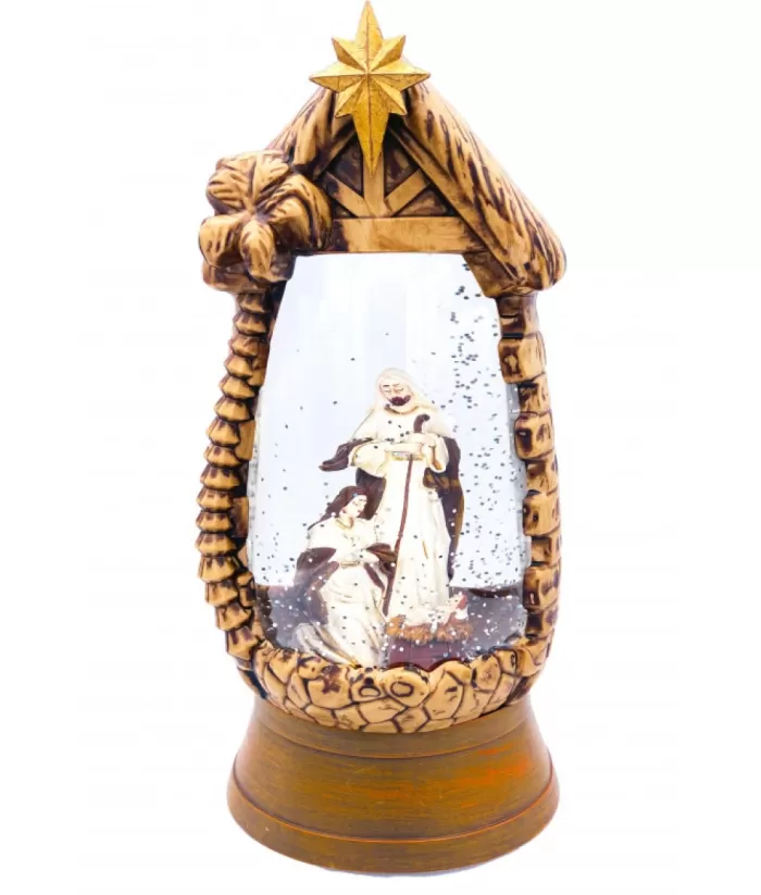 Boutique de Noël Holy Family Swirl Lantern