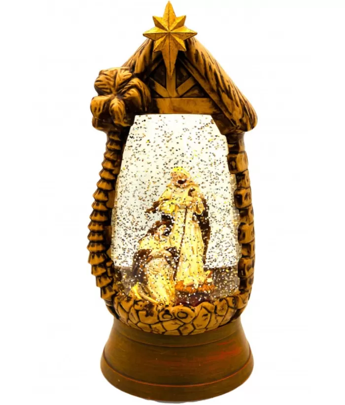 Boutique de Noël Holy Family Swirl Lantern