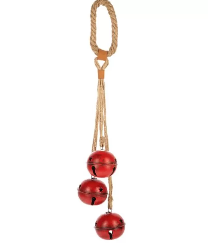 Boutique de Noël Cloches & Grelots*Home Decor, Red Bell Door Hanger