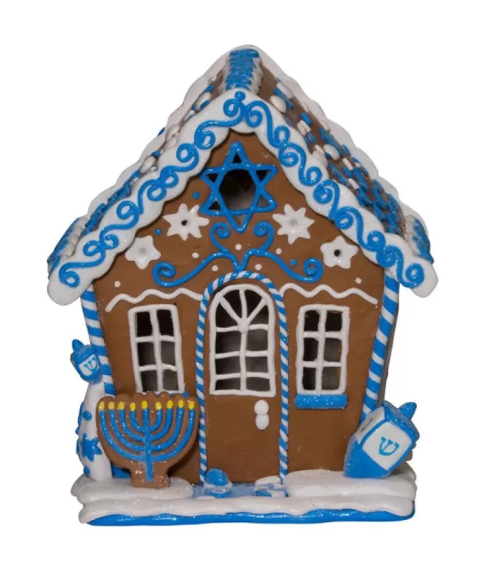 Boutique de Noël Home Decoration, Hanukka Home, Measures 7 Inches, Led Illumination