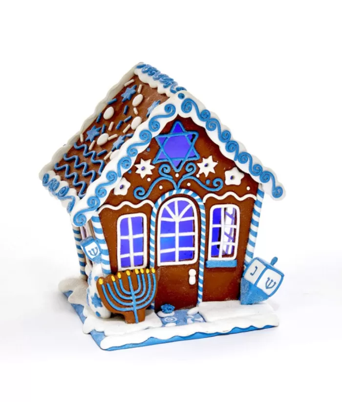 Boutique de Noël Home Decoration, Hanukka Home, Measures 7 Inches, Led Illumination