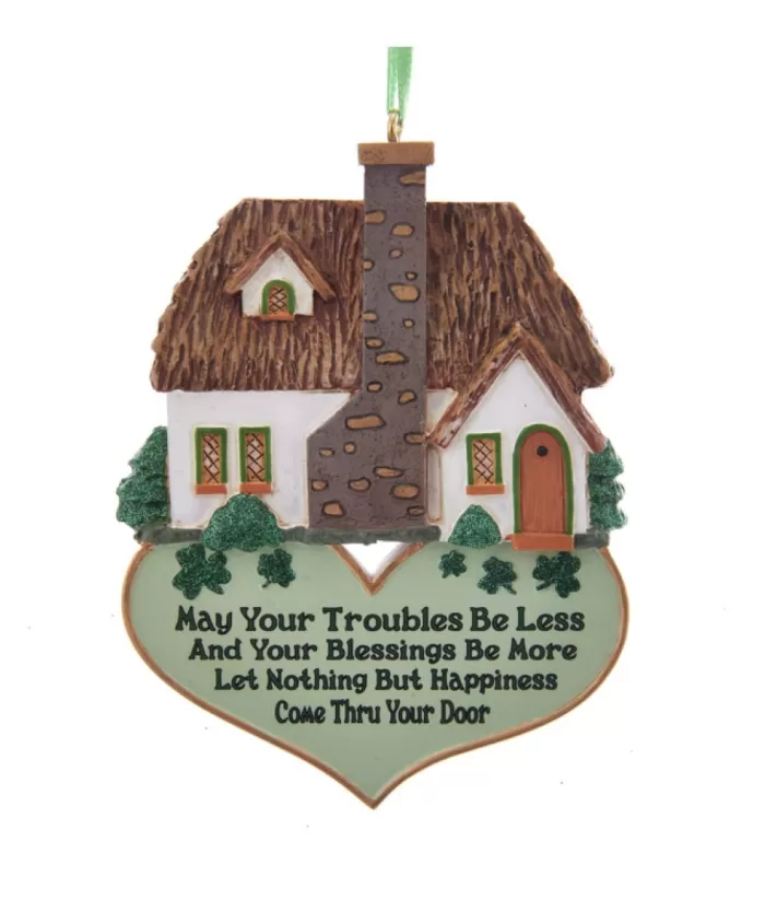 Boutique de Noël Irish Blessing House Ornament