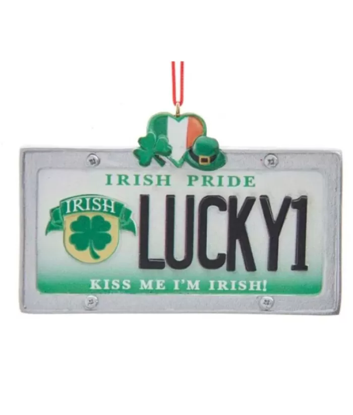 Boutique de Noël Irish Pride, License Plate Ornament