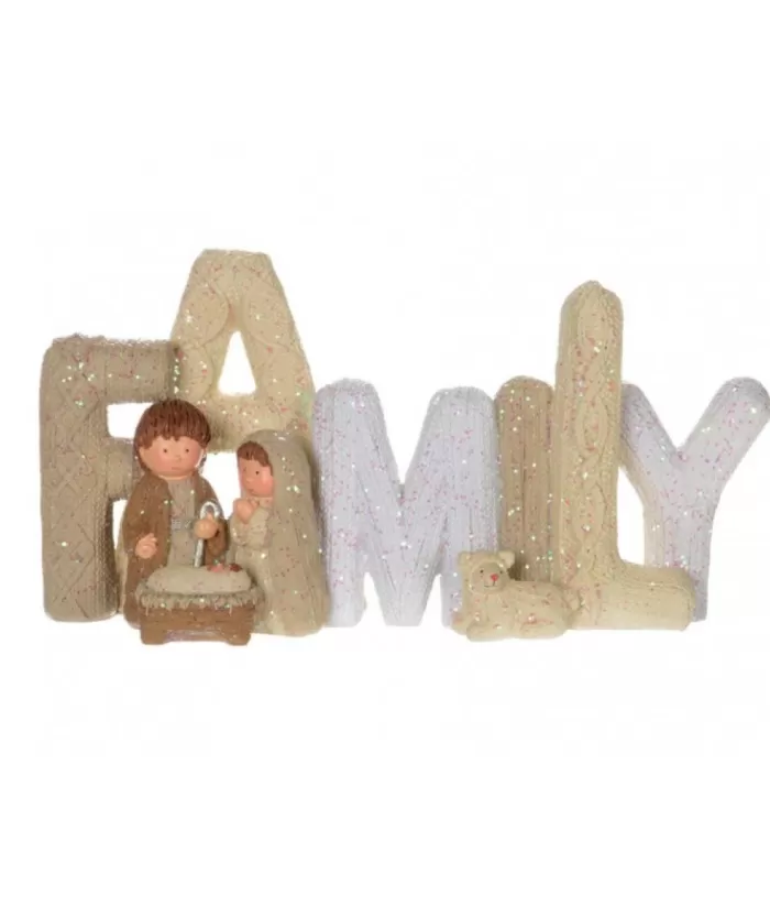 Boutique de Noël Knit Style Family Nativity Figure