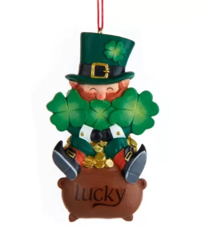 Boutique de Noël Lucky Leprechaun, Crock O`Gold, Ornament