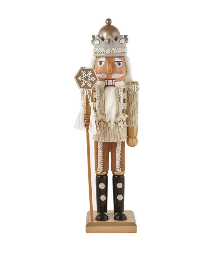 Boutique de Noël Macrame Nutcracker, 15" Tall