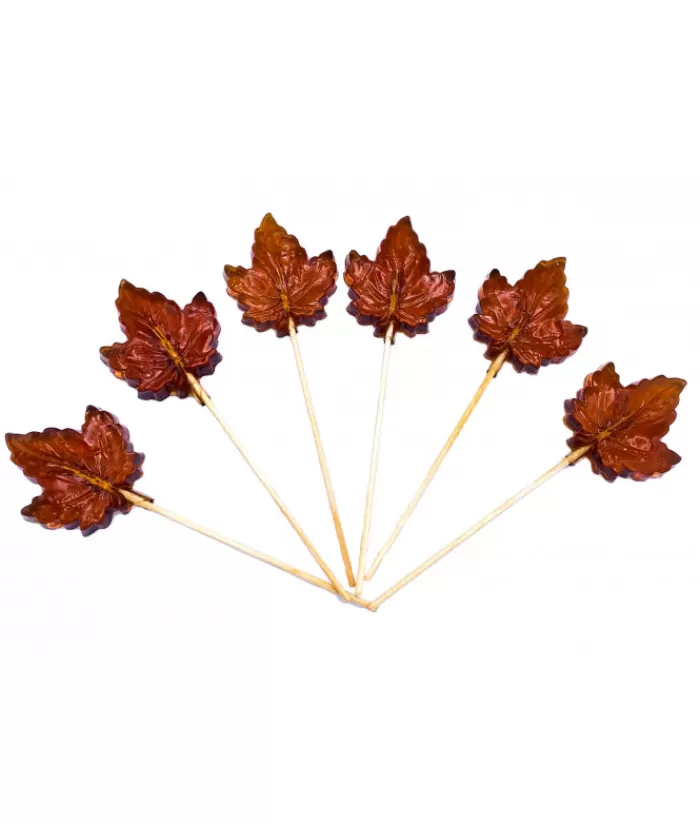 Boutique de Noël Divers*Maple Leaf Lollypops (6 Pièces)