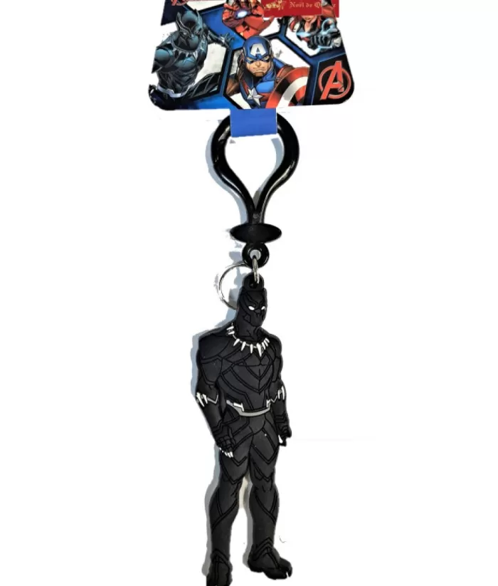 Boutique de Noël Marvel Comics Superheroes, Collectible Keyring, Black Panther, In Pewter