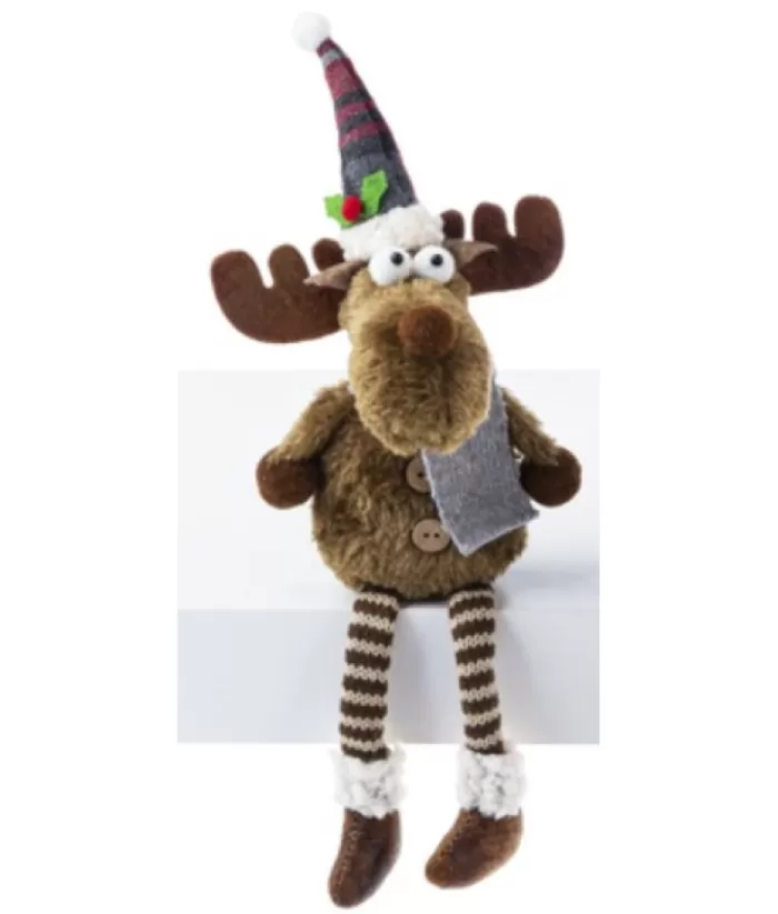 Boutique de Noël Moose,Grey Scarf