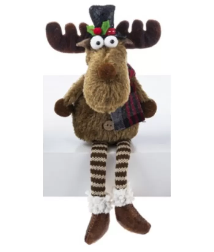 Boutique de Noël Moose,Striped Scarf