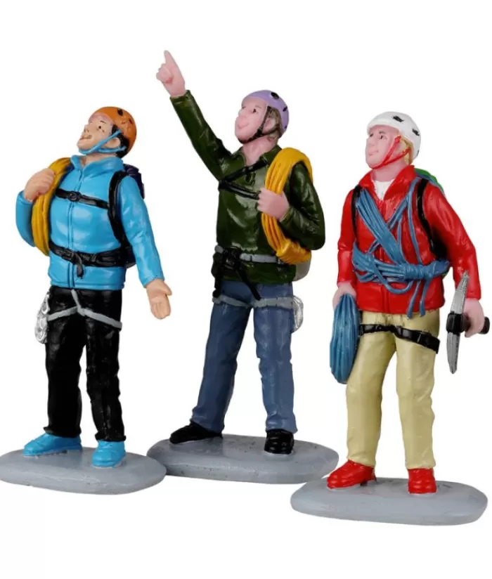 Boutique de Noël Divers*Mountain Climbers, Set Of 3