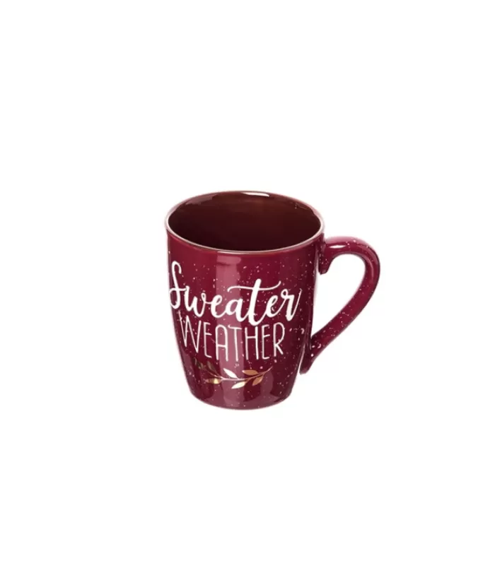 Boutique de Noël Vaisselles De Noël*Mug, Ceramic, With "Sweater Weather " Motif