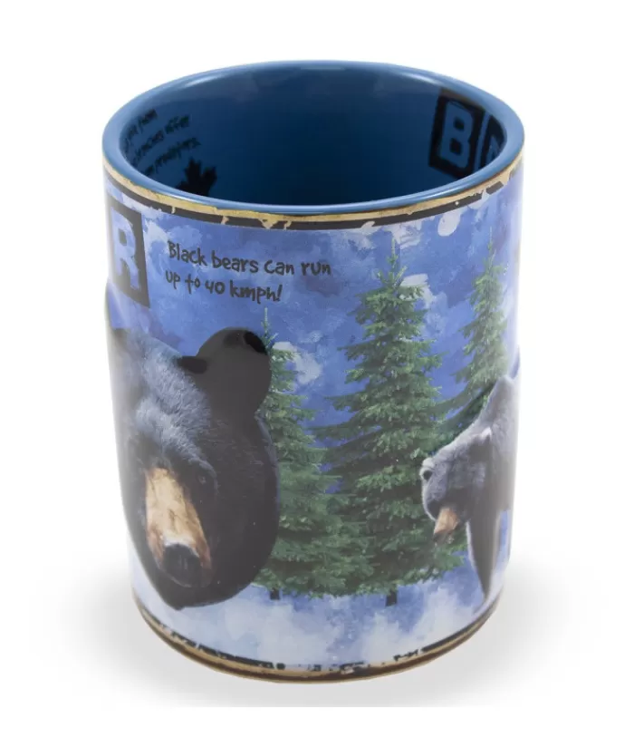 Boutique de Noël Vaisselle Souvenirs*Mug, Souvenir Of Canada, Black Bear Facts