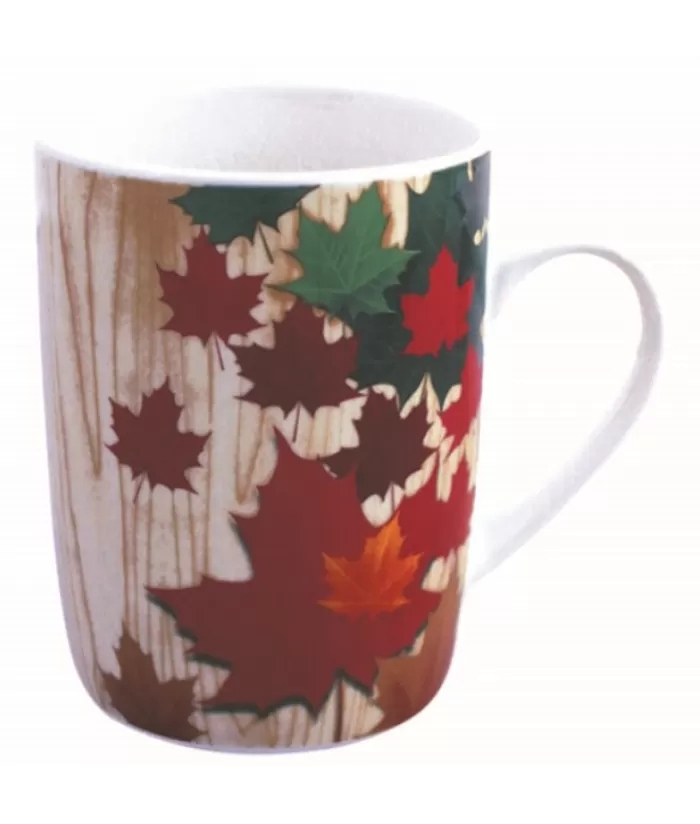 Boutique de Noël Vaisselle Souvenirs*Mug, Souvenir Of Canada, Maple Leaf Motif