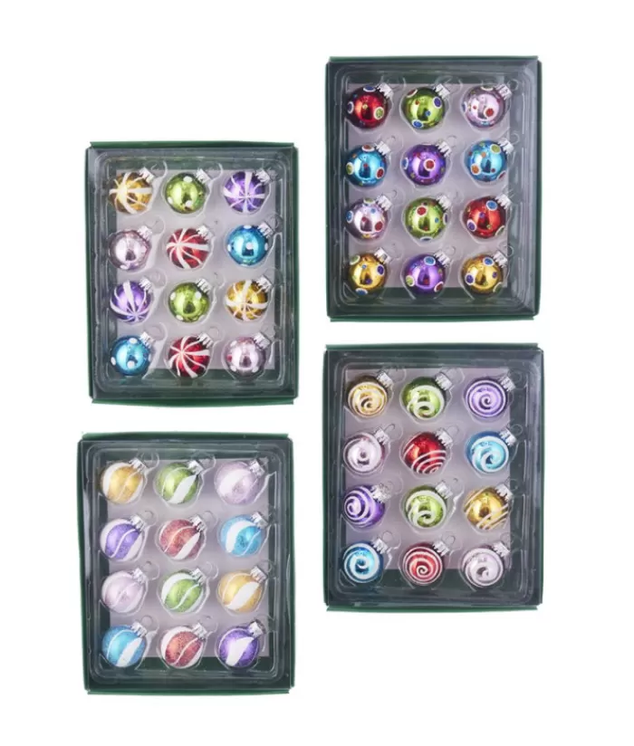 Boutique de Noël Divers*Multicoloured Glass Ornaments, 25Mm, 12 Per Box