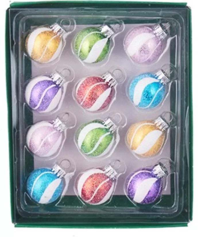 Boutique de Noël Divers*Multicoloured Glass Ornaments, 25Mm, 12 Per Box