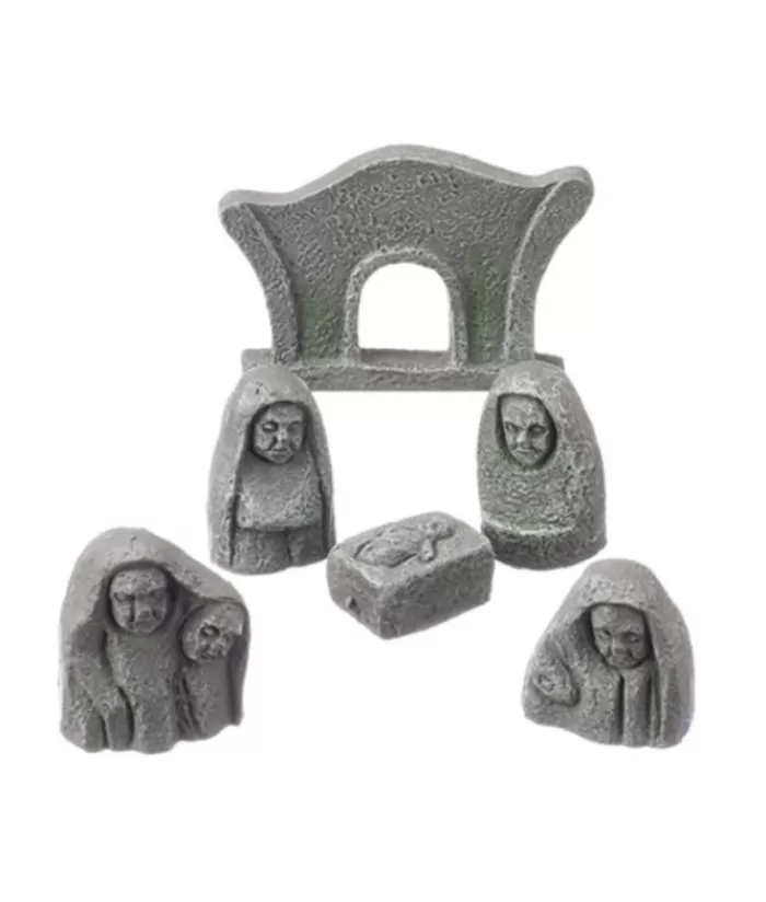 Boutique de Noël Divers*Nativity Scene, Celtic Style And Presentation Box, 6 Pièces