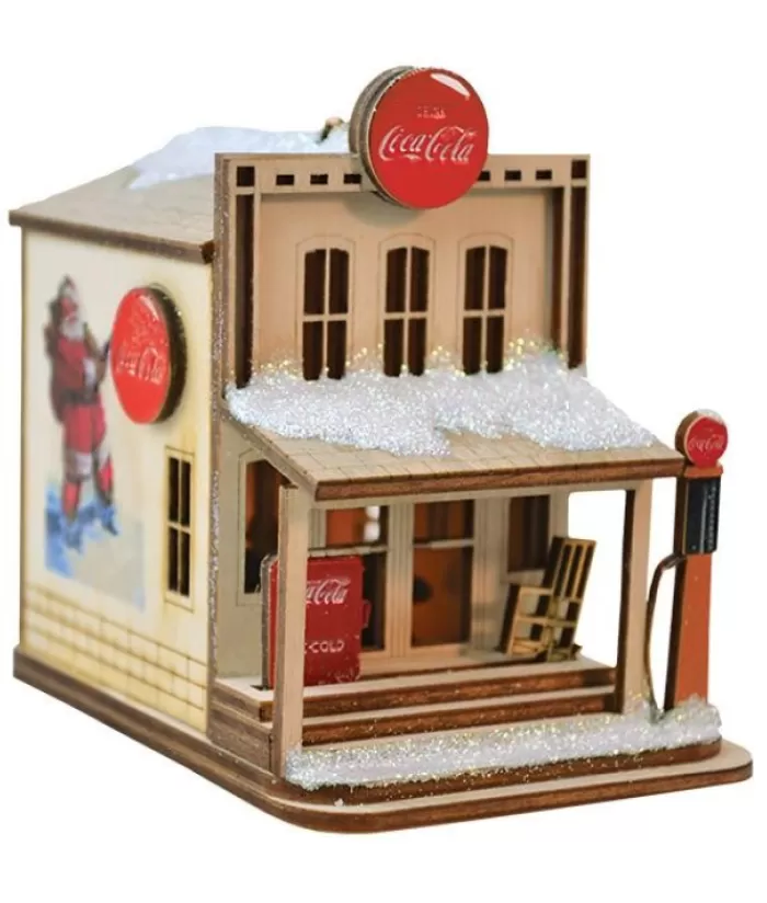 Boutique de Noël Produits Usb & Del*Nostalgic Country Store, With Coca Cola Signage , Led Lighting