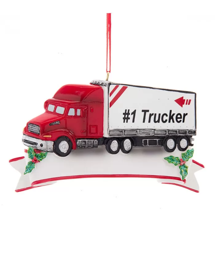 Boutique de Noël Loisirs & Professions*Number One Trucker Ornament