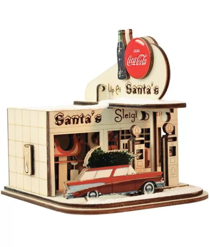 Boutique de Noël Produits Usb & Del*Old Style Gas Station