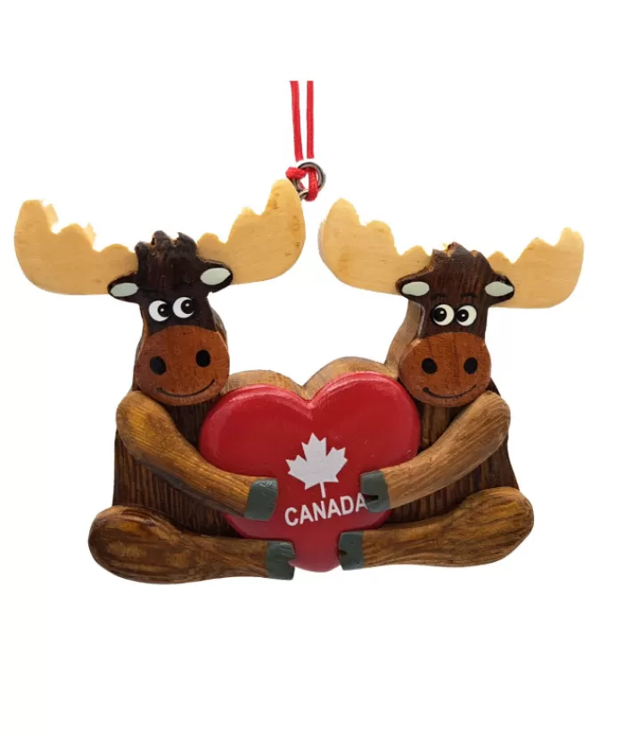 Boutique de Noël Animaux*Ornament, Canada Souvenir, Moose Love