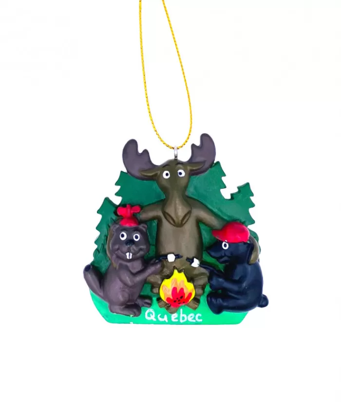 Boutique de Noël Animaux*Ornament, Canadian Wildlife, Campfire