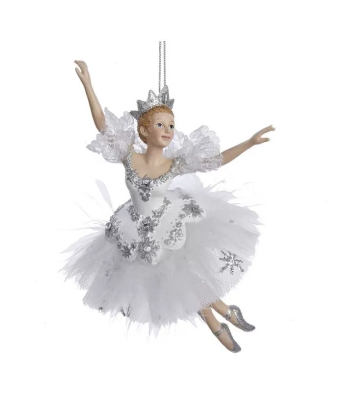 Boutique de Noël Ornament, Elegant Snow Queen Ballerina