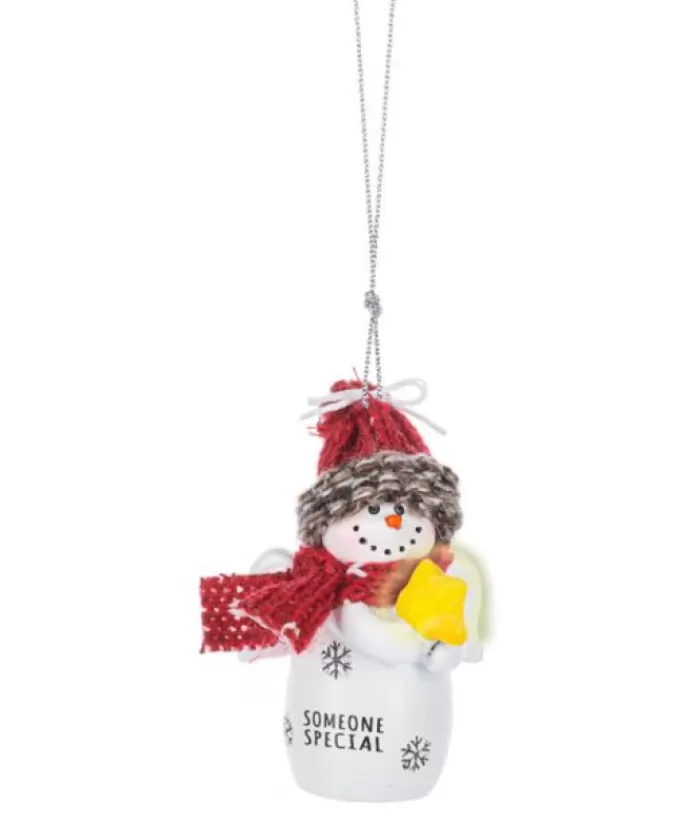 Boutique de Noël Famille & Amitiés*Ornament, Festive Snowman With Message "Someone Special"