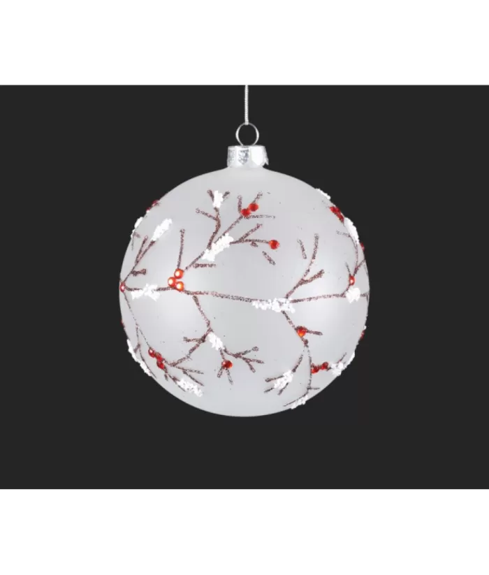 Boutique de Noël Ornament, Frosted Glass