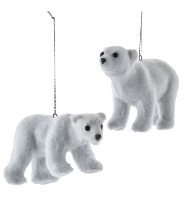 Boutique de Noël Ornament, Furry Polar Bear