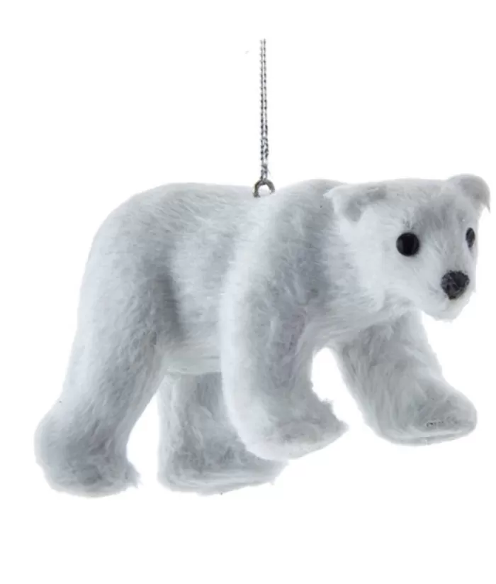 Boutique de Noël Ornament, Furry Polar Bear